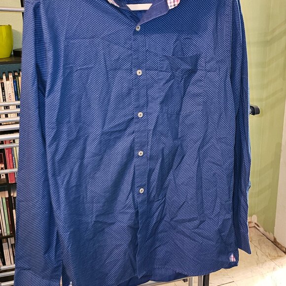 Men’s Van Heusen Long Sleeve Button-Down Shirt – Size Medium (15–15.5 Neck) - Picture 3 of 3
